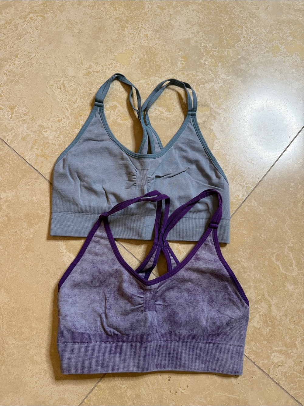 💕Seamless Sports Bralette - Blue & Purple💕